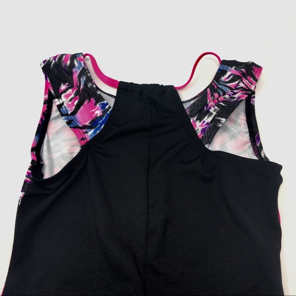 Danskin | One Pieces | Freestyle By Danskin Neon Pink Black Unitard ...